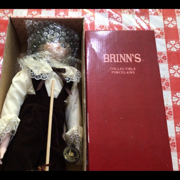 14" Brinn's Porcelain Edition Collector Doll 1988 Original Box COA - Picture 7 of 11